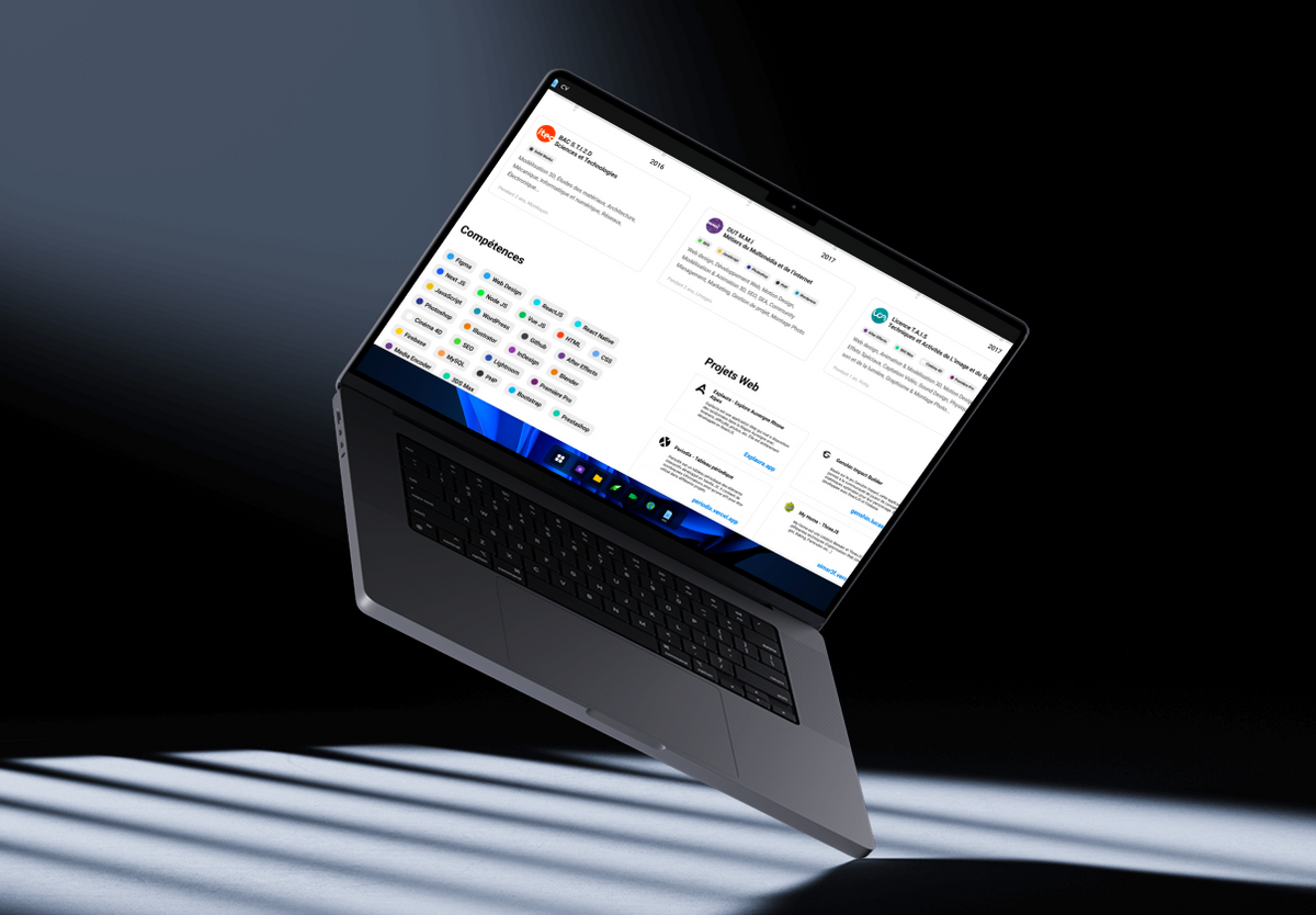 Deskfolio: Software Engineers & Designers Portfolio Kit - Interactive Windows-Inspired Portfolio Experience for Creators, Developers & Innovators